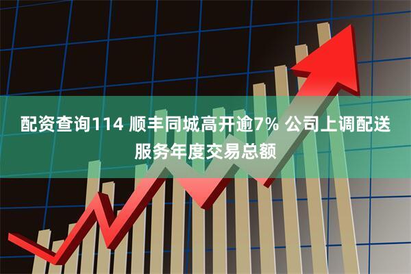 配资查询114 顺丰同城高开逾7% 公司上调配送服务年度交易总额